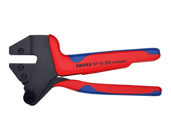 KNIPEX crimp system pliers 97 43 200 A, crimpzange (red/blue, without crimed use)