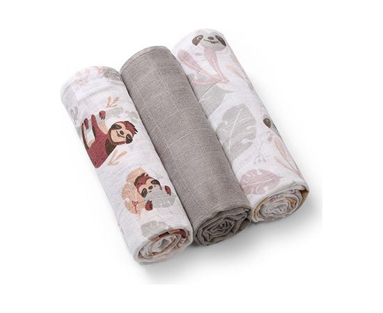 Babyono Muslīna autiņu komplekts SUPER SOFT (3 gab.) 348/10 grey