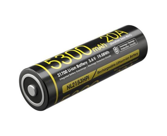 BATTERY RECH. LI-ION 3.6V/NL2153HPI(5300MAH) NITECORE