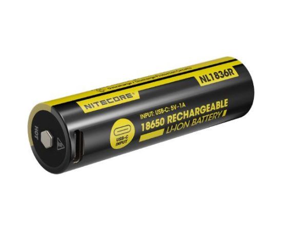 BATTERY RECH. LI-ION 3.6V/NL1836R(3600MAH) NITECORE