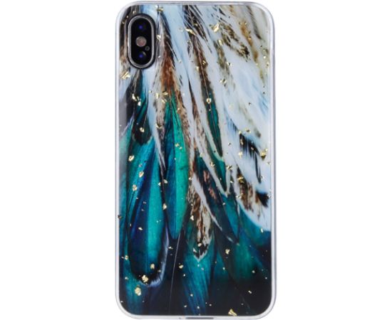 Fusion Gold Glam Feathers силиконовый чехол для Samsung A556 Galaxy A55 5G