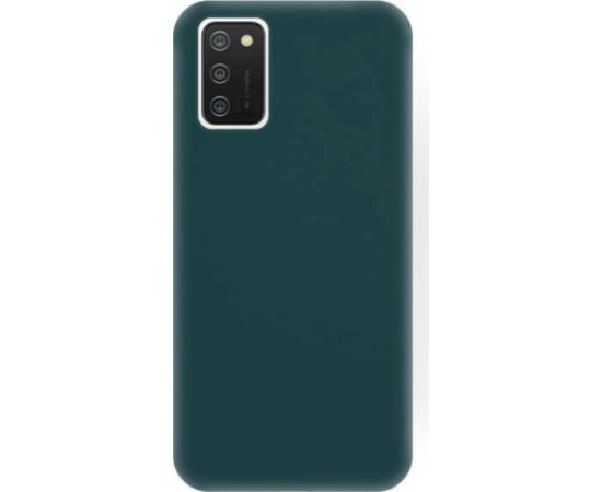 Fusion soft matte silikona aizsargapvalks Samsung A556 Galaxy A55 5G tumši zaļš