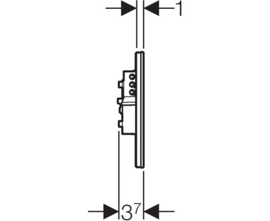 Geberit Sigma80 spiedpoga