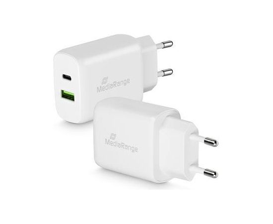 POWER ADAPTER USB/USB-C 25W/FAST MRMA112 MEDIARANGE