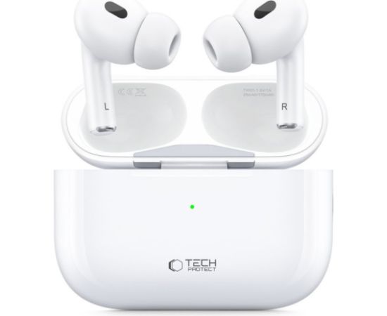 Tech-Protect wireless earbuds UltraBoost TWS Earphone Pro, white