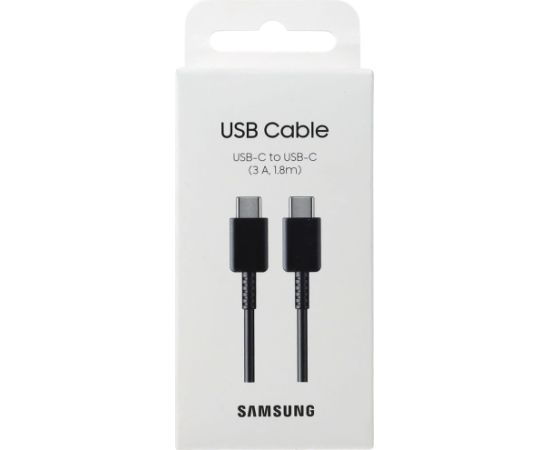 Samsung EP-DX510JBEGEU USB-C kabelis - USB-C | 5A | 100W | 1,8 m melns (OEM)