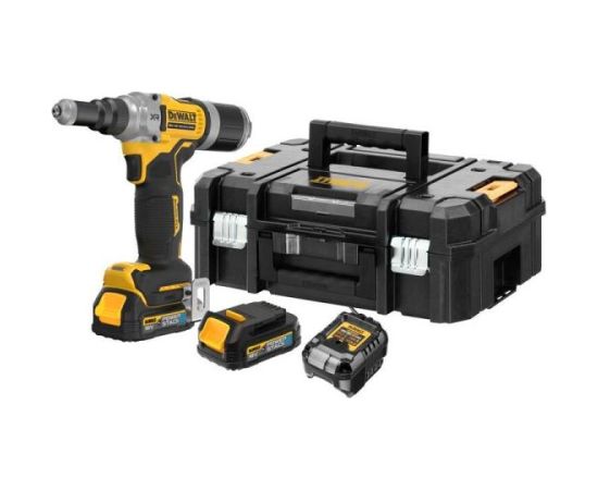 DeWALT Kniedēšanas pistole 6.4mm 18V PS 2x1.7Ah TSTAK