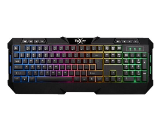 Foxxray Slash Gaming Keyboard Wired, Black