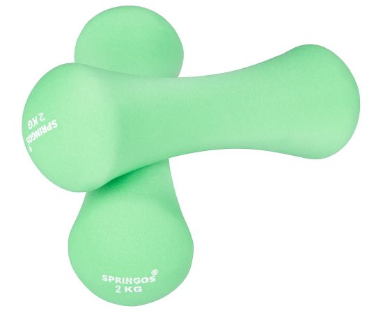 Neoprēna hanteles Springos FA1040 2x2kg