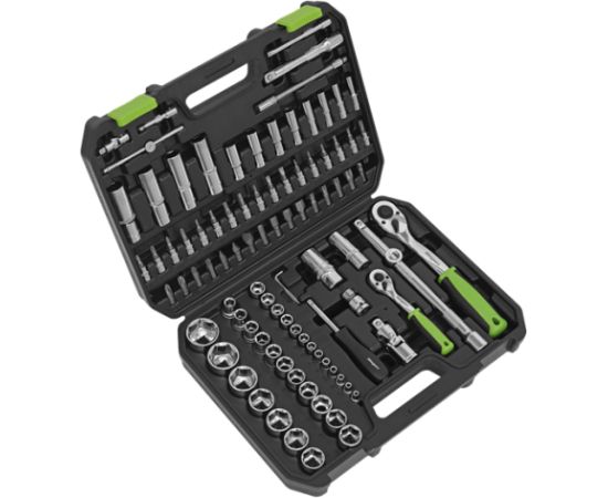 Bgs Technic Socket Set 1/4",1/2" Drive 94pc