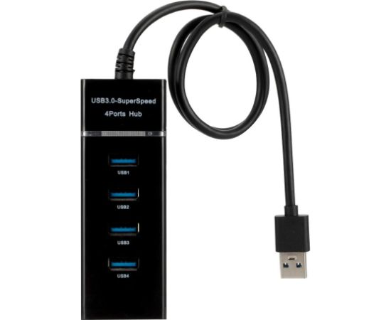 RoGer AD15651 USB 3.0 Hubs - Sadalītājs 4 x USB 3.0 / 5 Gbps