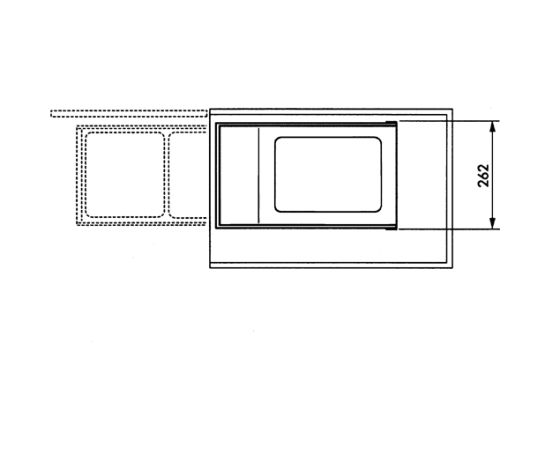 Hailo Atkritumu tvertne iebūvējamā Multi-Box duo L / 2x14L / balta