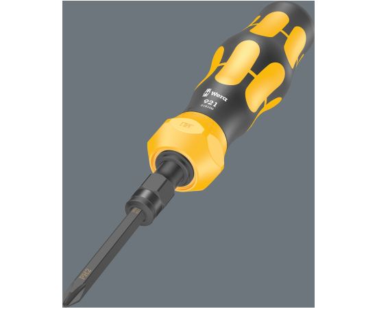 Wera Kraftform Kompakt 900 Set 1, with impact screwdriver, bit set (black/yellow, 1/4, 19 pieces)