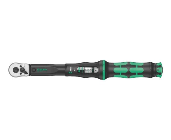 Wera torque wrench with reversible ratchet Click-Torque B 1 (black/green, output 3/8) 05075610001