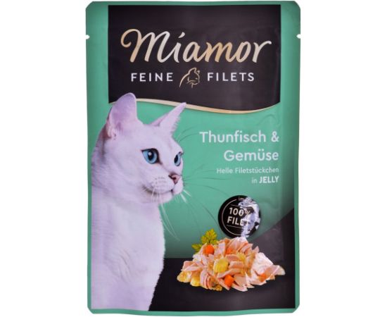Miamor cats moist food Tuna with vegetables 100 g