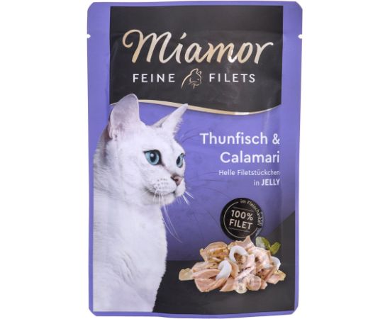 Miamor cats moist food Tuna with squid 100 g