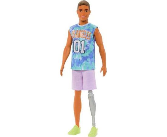 Lalka Barbie Mattel Ken Fashionistas 212 z protezą nogi HJT11