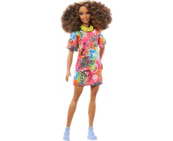 Lalka Barbie Mattel Fashionistas™ Lalka (szatynka z kręconymi włosami) HPF77