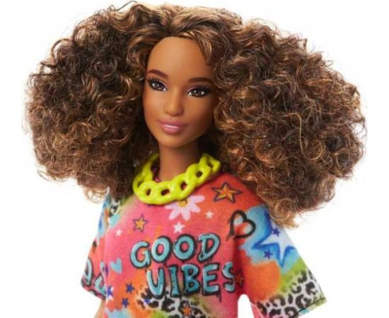 Lalka Barbie Mattel Fashionistas™ Lalka (szatynka z kręconymi włosami) HPF77