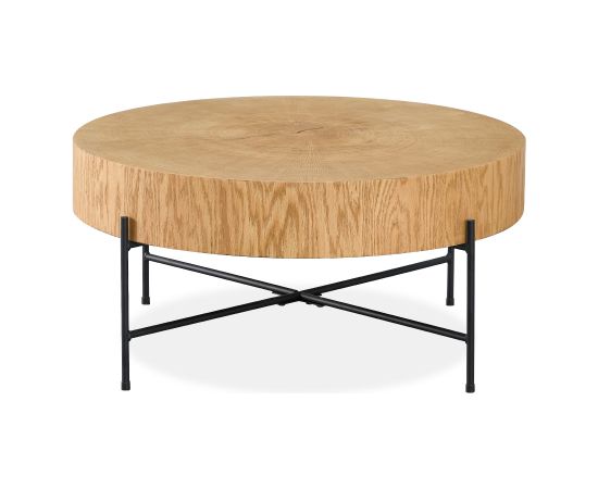 Coffee table CASTINO D75xH36cm, oak