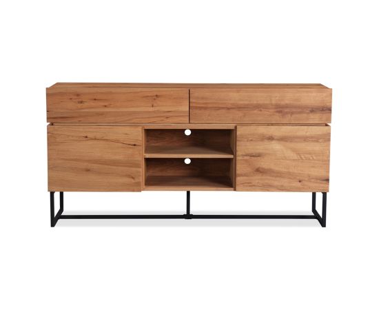 Sideboard BYRON 160x41xH80cm, oak