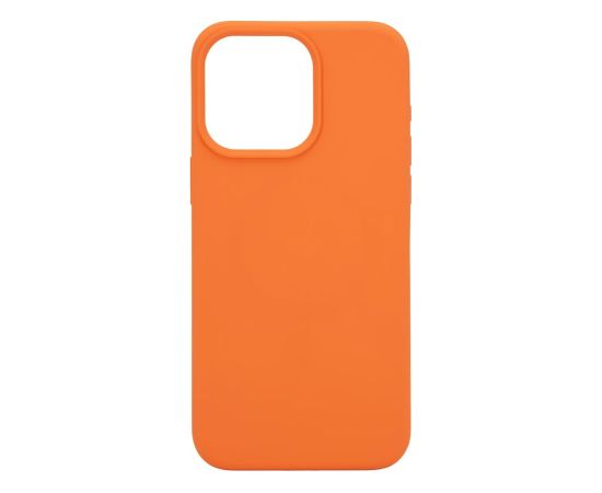 Evelatus Apple  iPhone 15 Pro Max Premium Magsafe Soft Touch Silicone Case New Function Orange