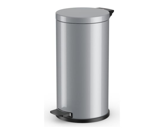 Hailo Atkritumu tvertne Solid L ar cinkotu iekšējo tvertni / 18L / sudraba krāsā