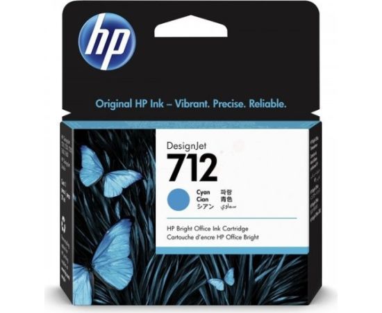 HP Ink No.712 Cyan (3ED67A)