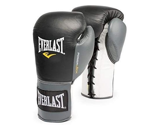 Boksa cimdi Everlast Powerlock Lace-up Black/Grey