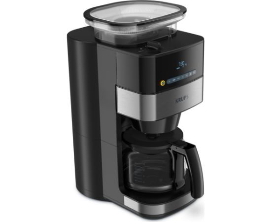 KRUPS KM832810 grind & brew kafijas automāts ar filtru un dzirnaviņām 1.25L melns