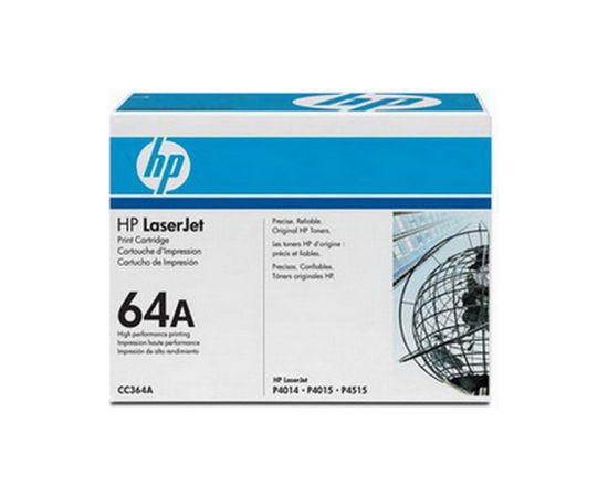 HP Nr.64A (CC364A), melns kārtridžs lāzerprinteriem, 10000 lpp.