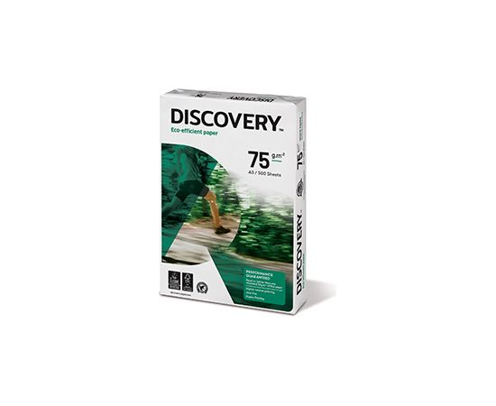 Papīrs DISCOVERY A3 formāts 75g/m2, 500 loksnes/iepakojumā