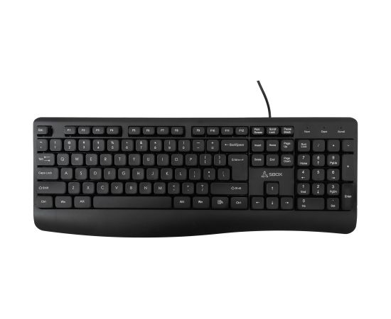 Sbox K-103 Keyboard US Black