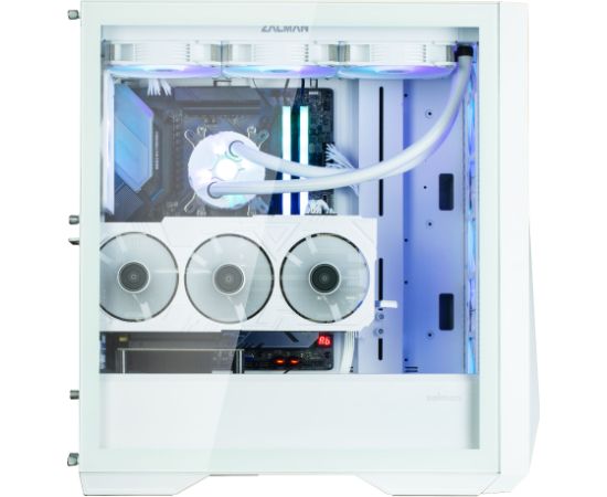 Zalman Z9 Iceberg MS ATX ARGB fan.x4, White