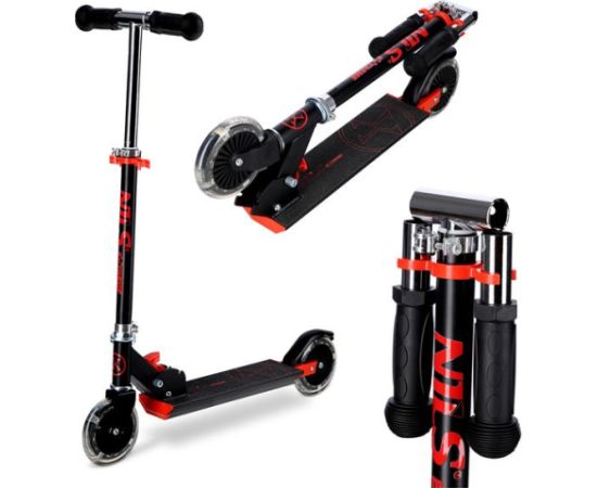 Skrejritenis HD120L BLACK-RED SCOOTER NILS EXTREME