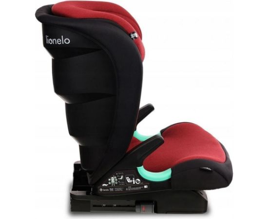 Car Seat Lionelo Neal Red Burgundy, 15-36kg