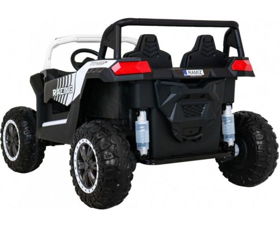 Ramiz Auto Buggy XXL ATV Racing STRONG 4x4 ar akumulatoru darbināms balts