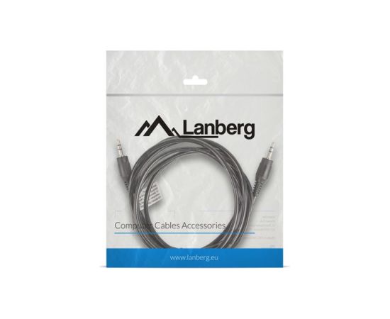 Lanberg CA-MJMJ-10CC-0020-BK audio cable 2 m 3.5mm Black