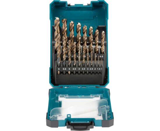 Metāla urbju komplekts Makita D-67583 M-Force; 1-10 mm; 19 gab.