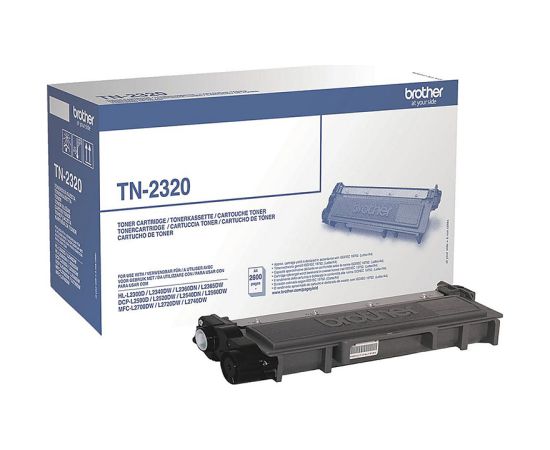 Toneris Brother TN-2320 (TN2320), melns kārtridžs lāzerprinteriem, 2600 lpp.,ekvivalents