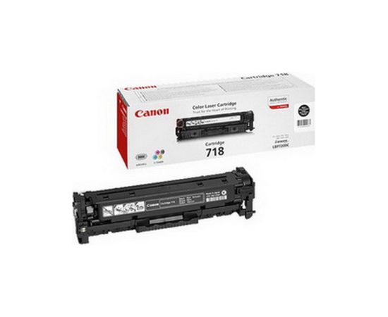 Toneris Canon CRG 718 (2662B002) melns kārtridžs lāzerprinteriem, 3400 lpp.