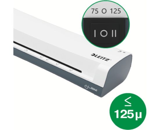 Laminēšanas iekārta Leitz iLAM Home A3, 125mic, balta/pelēka