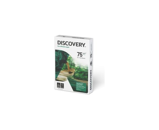 Papīrs DISCOVERY A4 formāts 75g/m2, 500 loksnes/iepakojumā ( Iepak. x 5 )