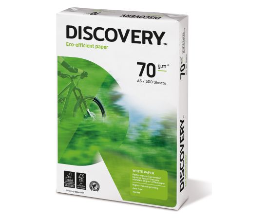 Papīrs DISCOVERY A3, 70g/m2, 500 loksnes/iepakojumā