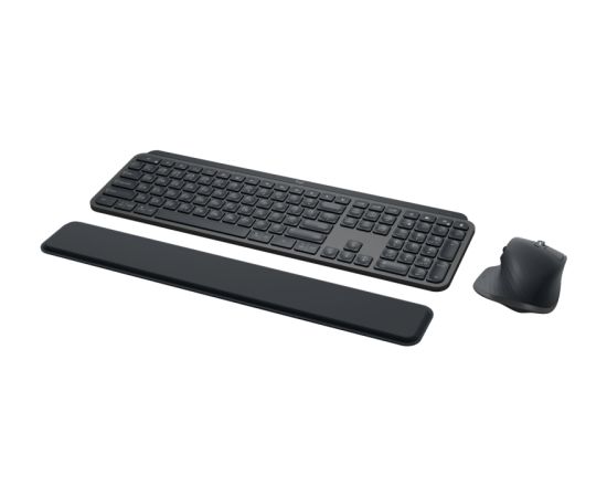Logitech MX Keys Combo for Business Gen 2 QWERTZ DE Keyboard, Palm Rest and Mouse set, Graphite