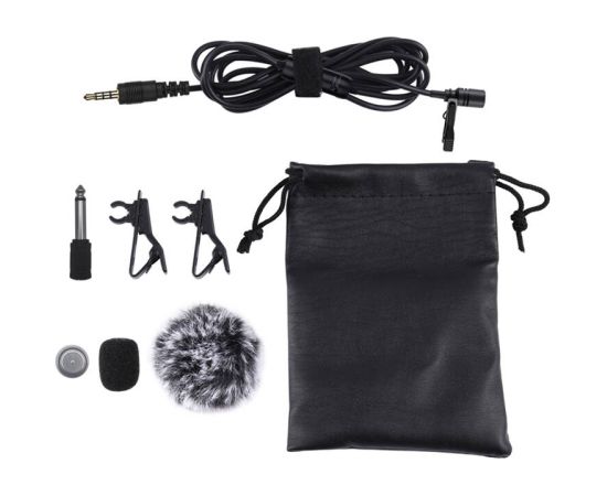 Microphone with a clip PULUZ 3.5mm Jack 6m