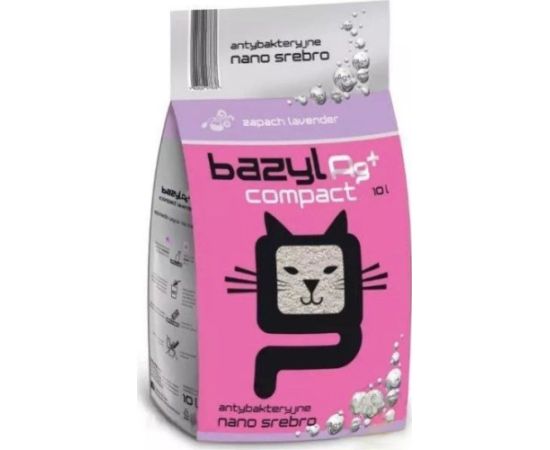 Żwirek dla kota Bazyl Ag+ Compact Lavender 20l
