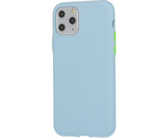 Mocco Soft Cream Silicone Back Case Aizmugurējais Silikona Apvalks Priekš Samsung Galaxy S21 Plus Zils