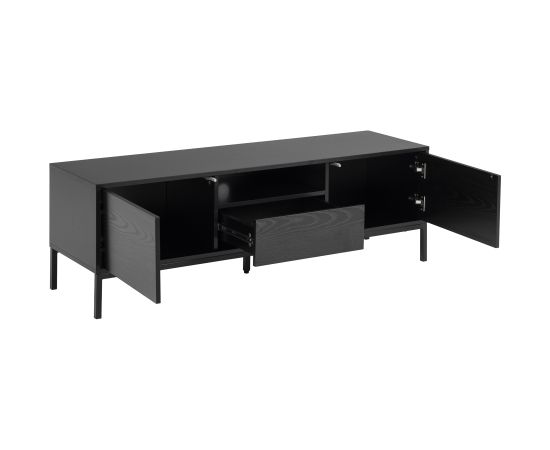 TV galds SEAFORD 140x40xH45cm, melns