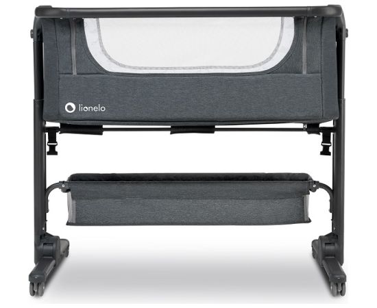 Bērnu gulta Lionelo Timon 3in1 Graphite Bērnu gultiņas